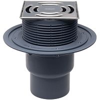 HL3100T Трап с верт. выпуском и незамерзающим затвором DN75/110